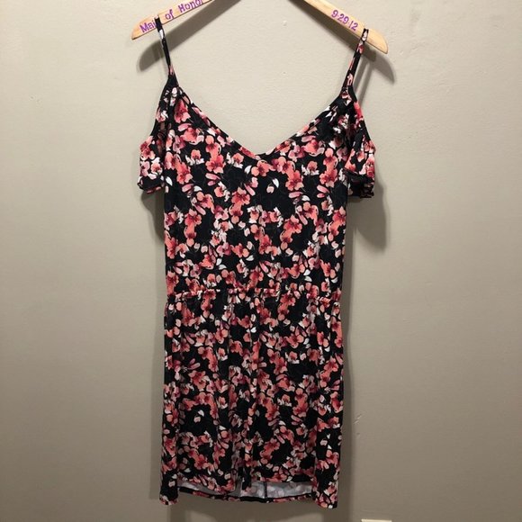 {WHBM} Cold Shoulder Floral Blouson Dress - Picture 7 of 10